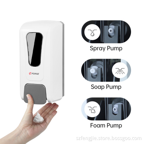 Manual Alcohol Dispenser Commercial Soap Dispenser Hand Sanitizer Machine